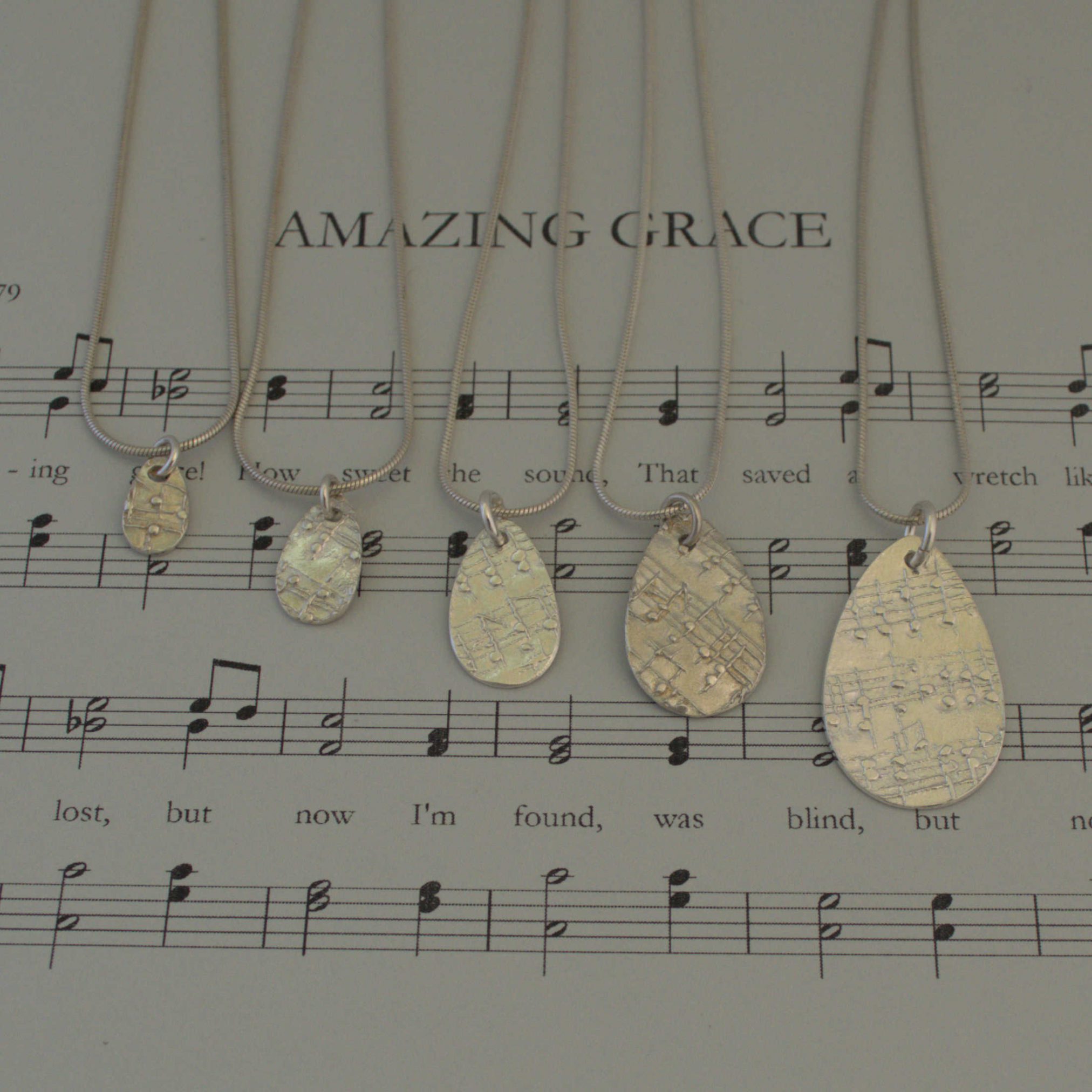 Oval Amazing Grace Pendant