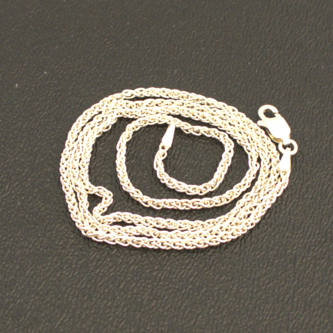 Italian Sterling Silver Spiga Chain