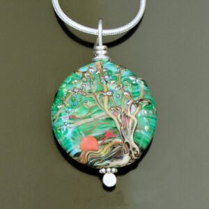 Green Tree Pendant