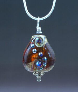 Amber Pendant Front