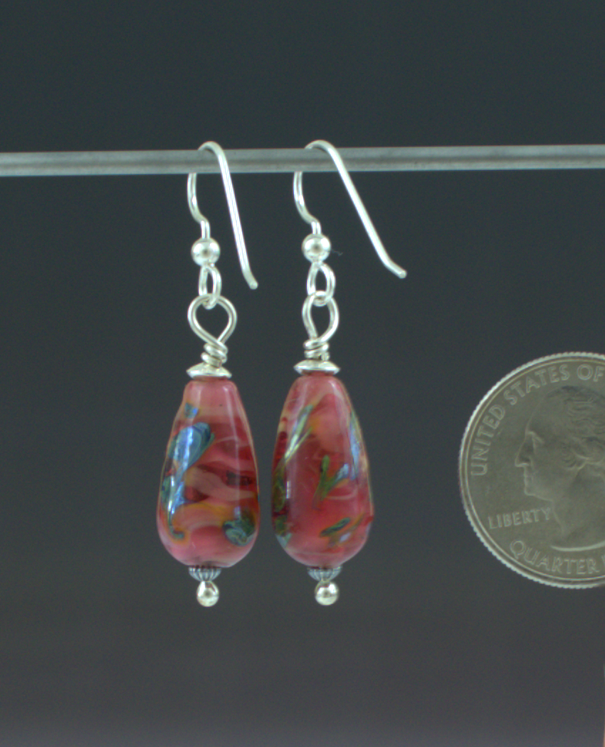 Rose Elegance Earrings Back