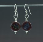 Royal Burgundy Earrings (Sold)