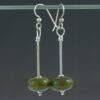 Classic Olive Earrings Front