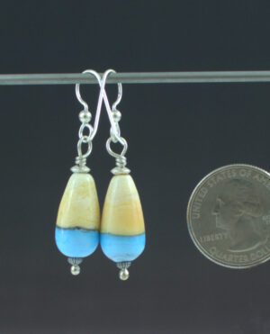 Ivory Keepsake Earrings Back