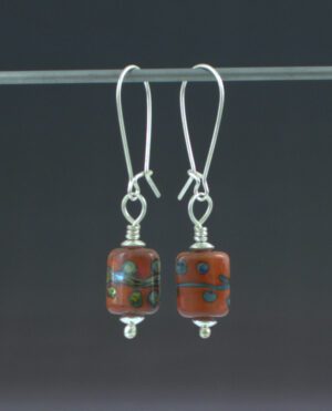 Burnt Sienna Earrings Front