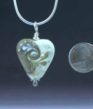 Ivory Heart Pendant Back