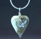 Ivory Heart Pendant with Sterling Silver Chain SOLD!!