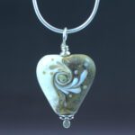 Ivory Heart Pendant Front