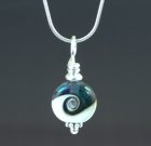 Ocean Wave Pendant with Sterling Silver Chain SOLD!!
