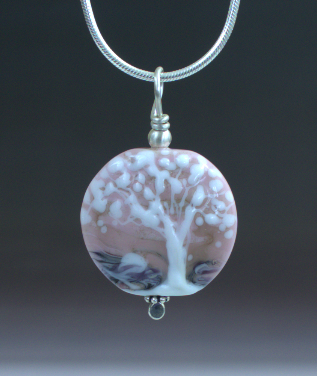 Moonstruck Tree Pendant with Sterling Silver Chain **SOLD**