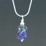 Purple Rose Pendant Front