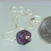 Violet Rose Pendant Back