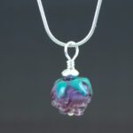 Violet Rose Pendant Front