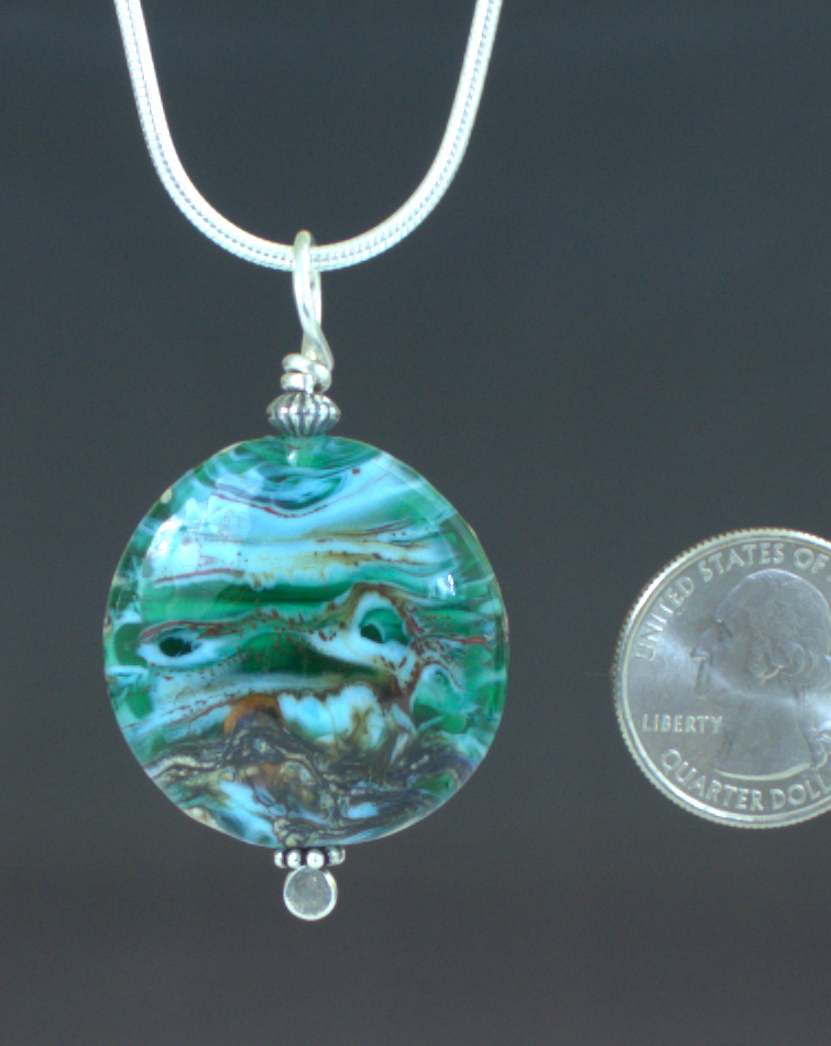 Morning Tree Pendant Back