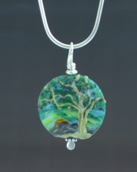 Whispering Tree Pendant Front