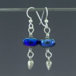Blue Devine Earrings Front