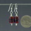 Dreamy Burgundy Earrings Back
