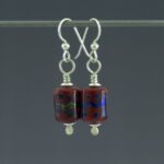 Dreamy Burgundy Earrings Front