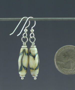 Alluring Ivory Earrings Back