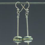 Shapely Turquoise Earrings Front